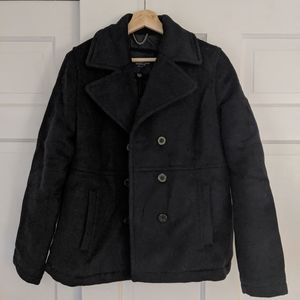 NAVY American Eagle Wool Pea Coat, nwt